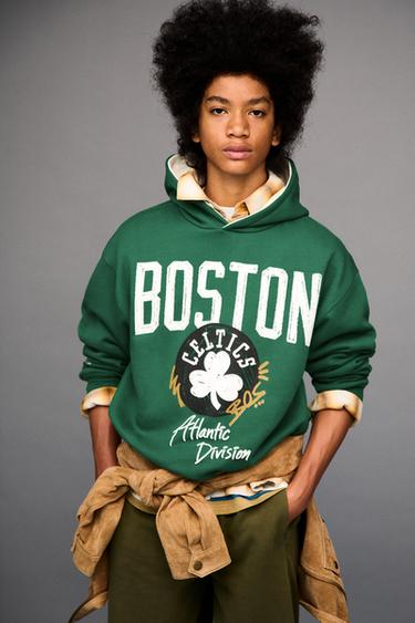 NBA BOSTON CELTICS PRINTED HOODIE — Green 2