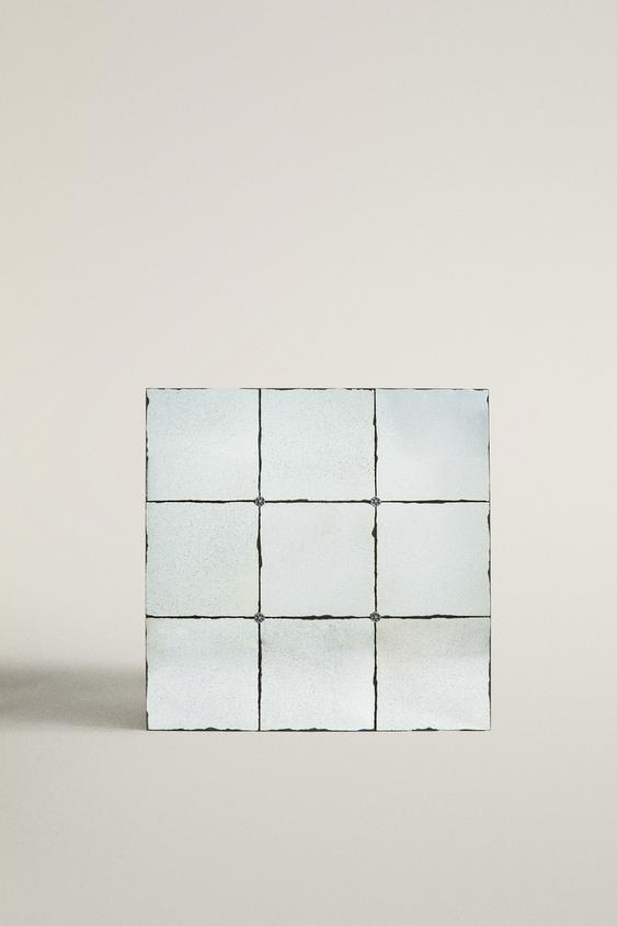 ČTVERCOVÉ ZRCADLO S EFEKTEM ANTIQUE - Průhledná od Zara - Obrázek 0