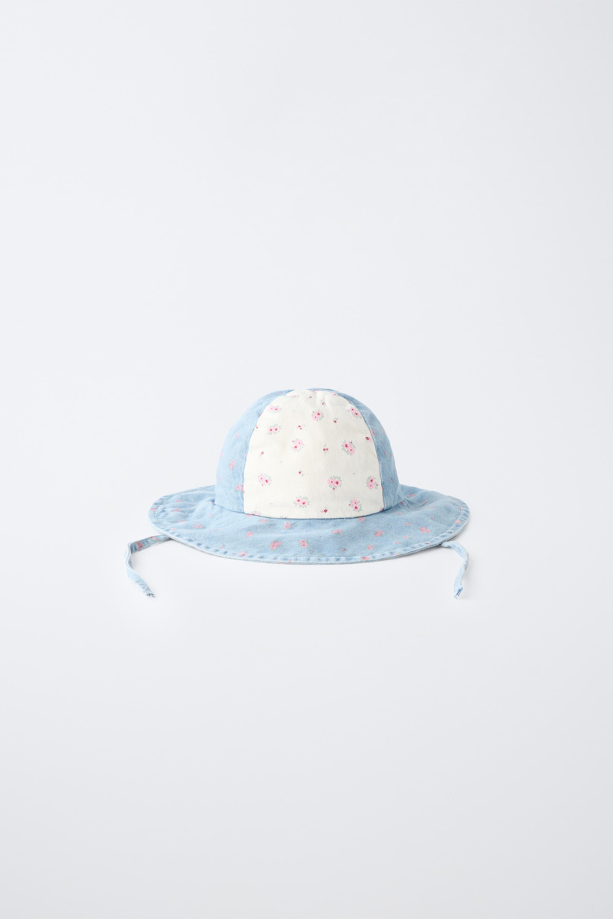 Детские головные уборы Zara FLORAL PATCHWORK BUCKET HAT