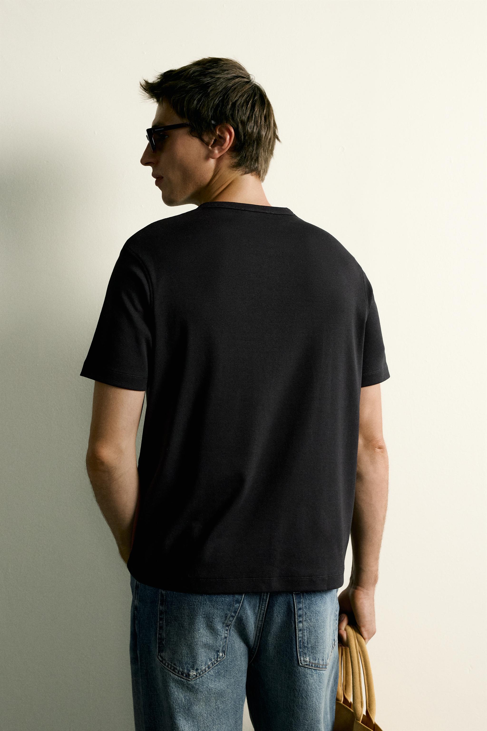 REGULAR FIT HENLEY T-SHIRT