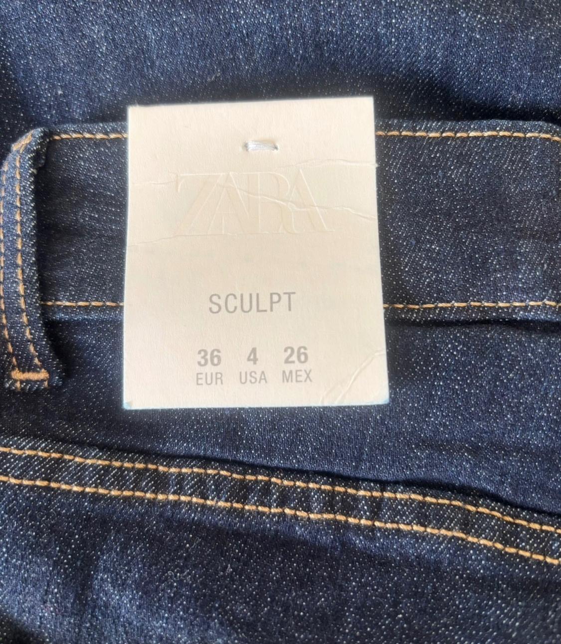 JEANS HIGH RISE SCULP BLEU MARINE - Image 3