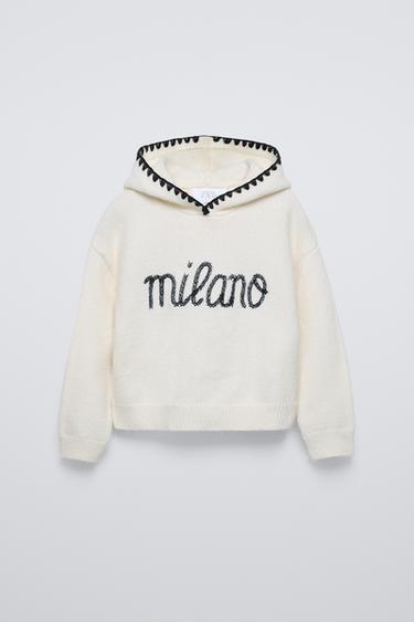 JERSEY PUNTO CAPUCHA - Crudo de Zara