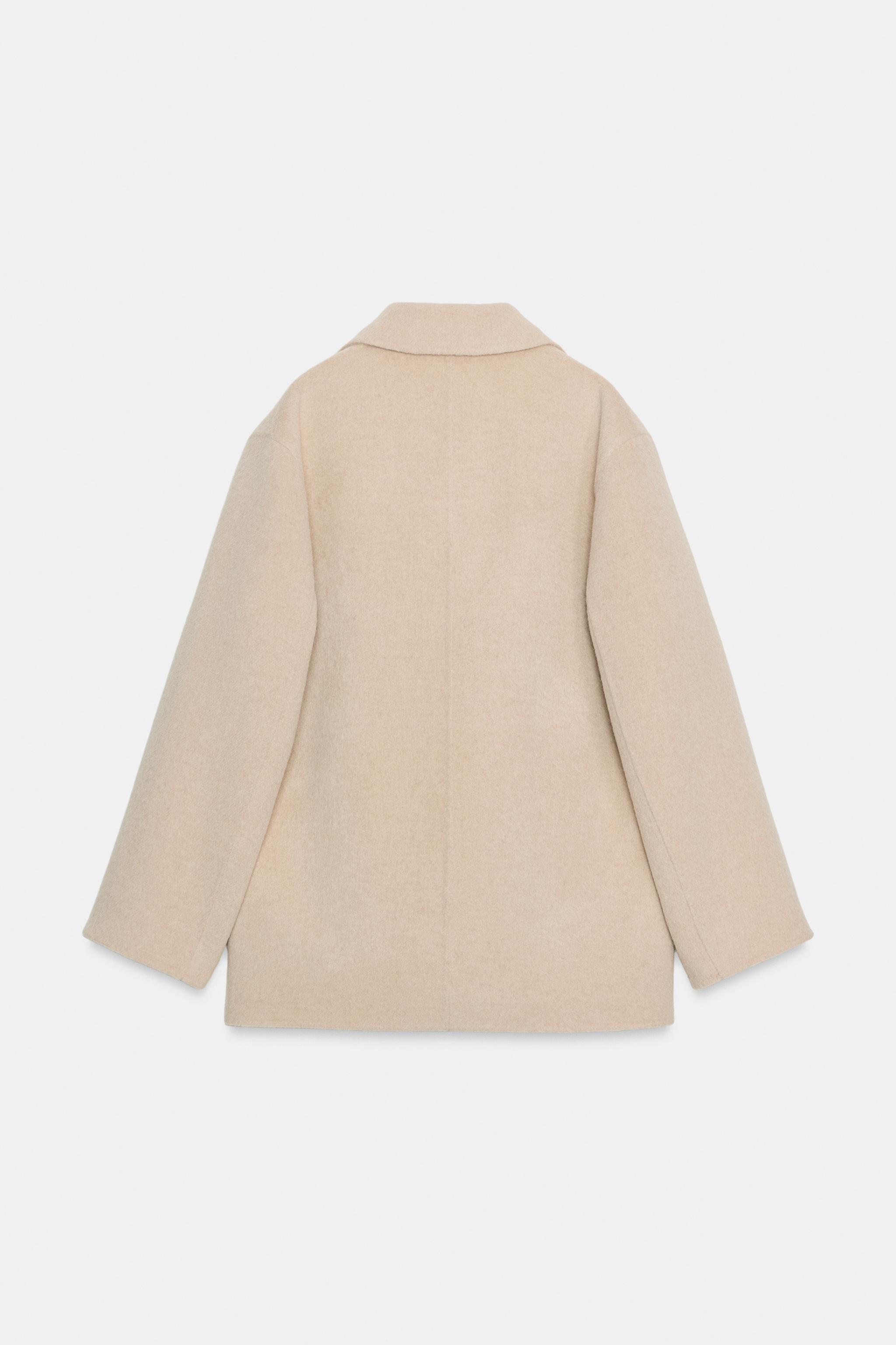 WOOL-BLEND SHORT COAT ZW COLLECTION