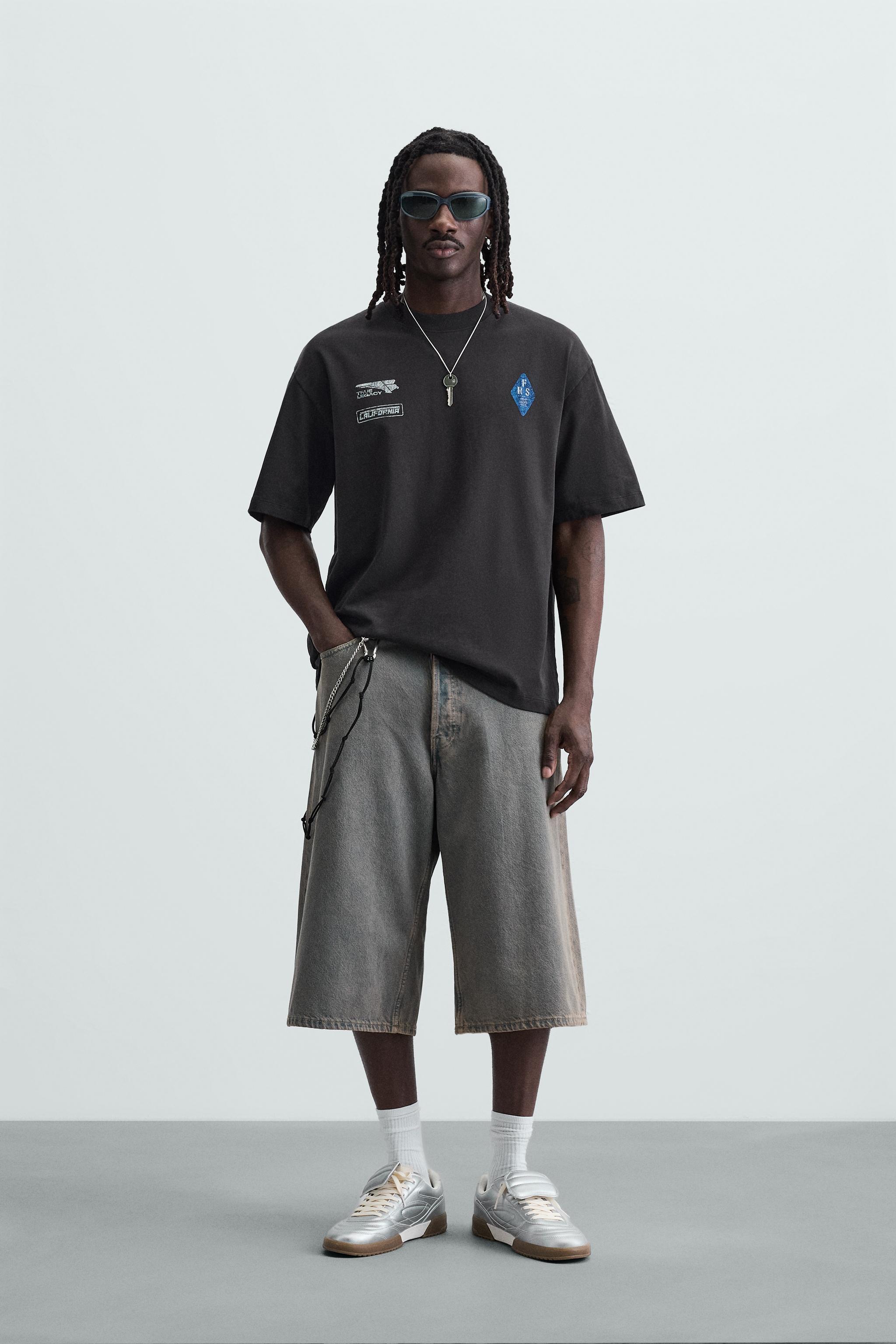 #23-2873 らむね CONTRAST PYJAMA SHIRT - Sky blue | ZARA South Africa