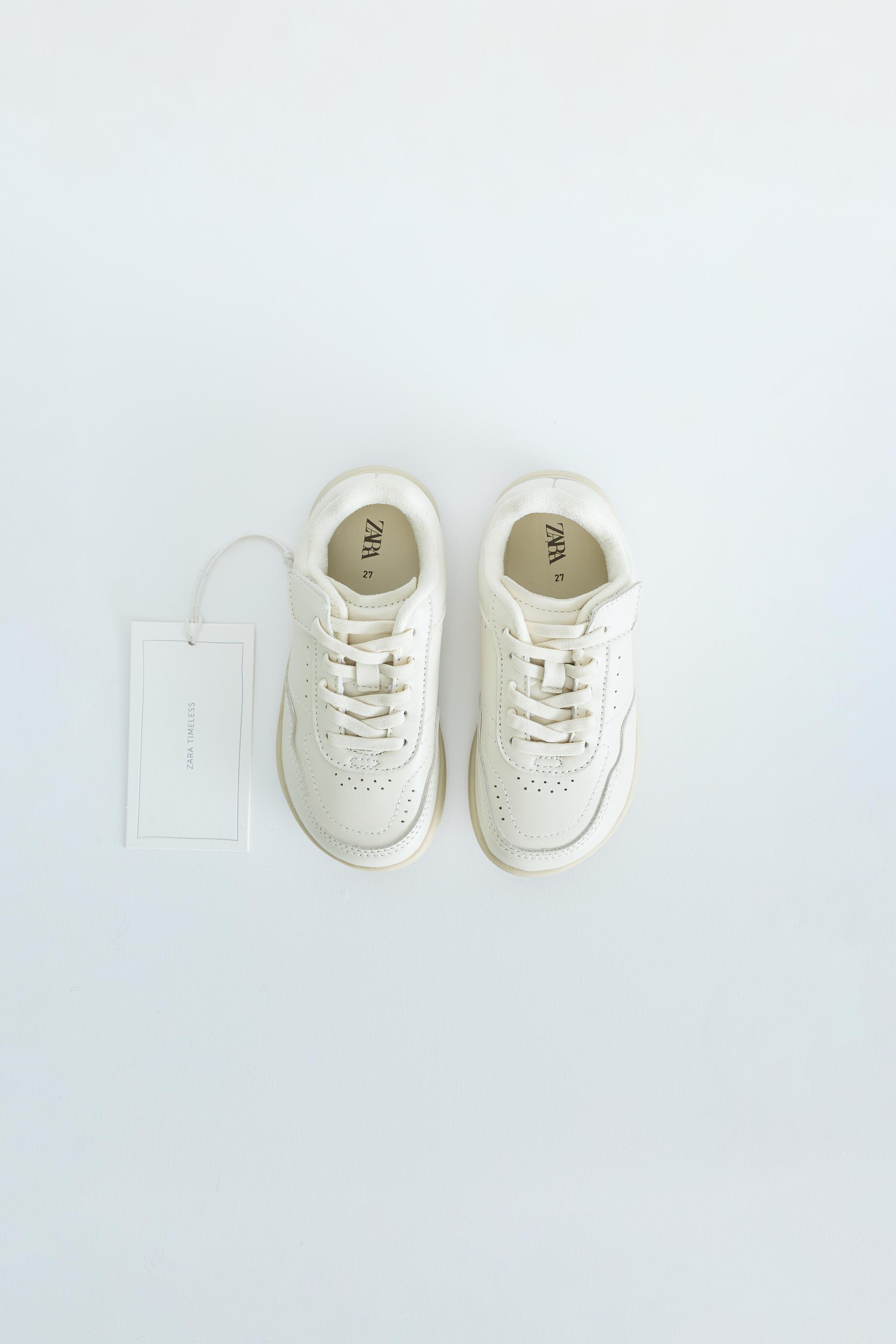 BAREFOOT LEATHER SNEAKERS — Off White