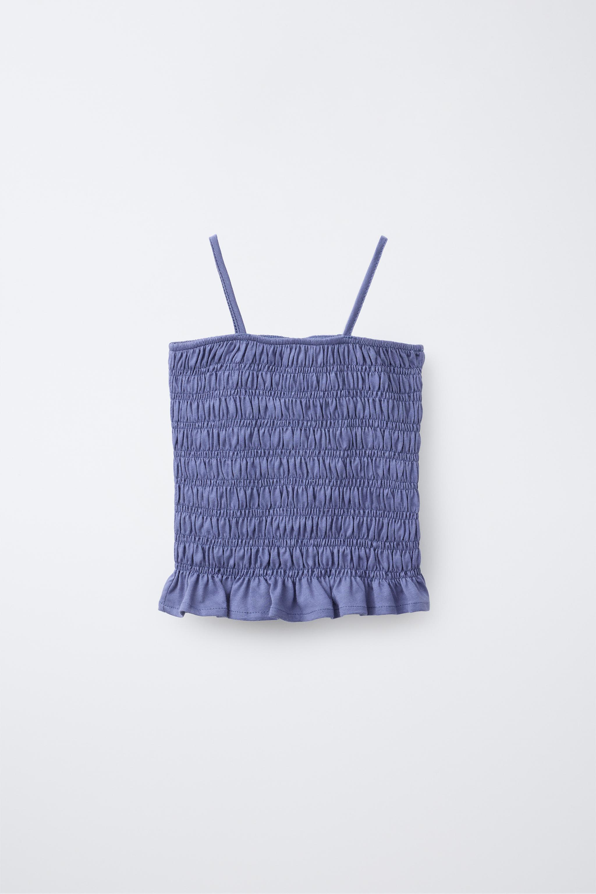 まろ【新品未使用】Drawstring frill waist shirt REGULAR FIT TEXTURED SHIRT - White | ZARA United States