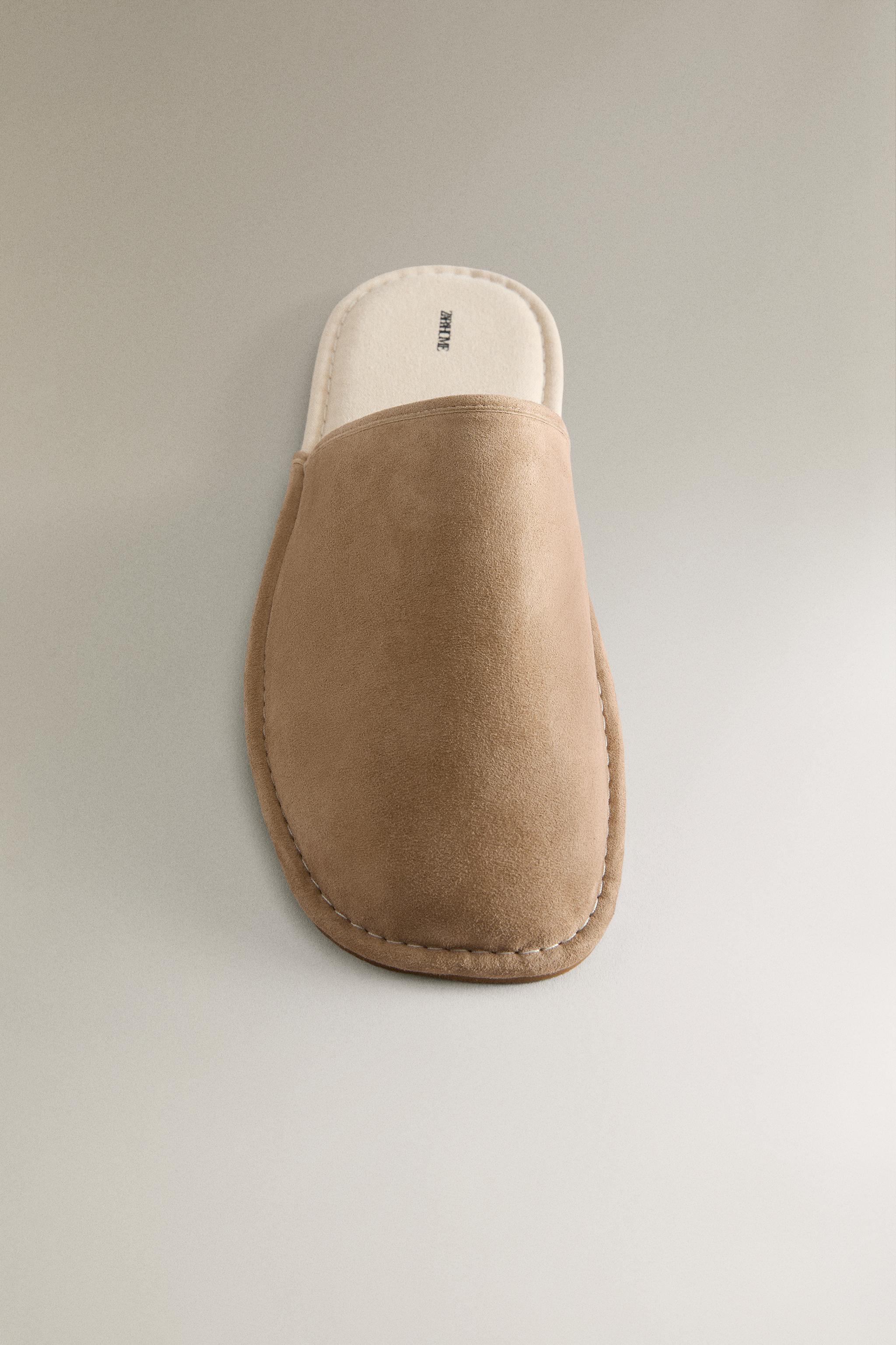 LEATHER MULE SLIPPERS