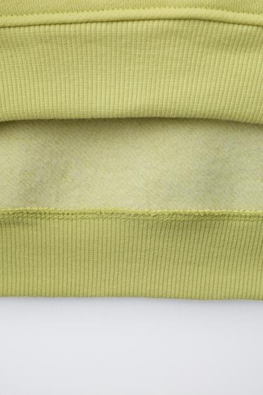 SWEAT IMPRIMÉ POMME - Vert de Zara - Image 3