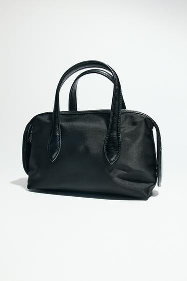 BOLSO MINI CITY NYLON - Negro de Zara