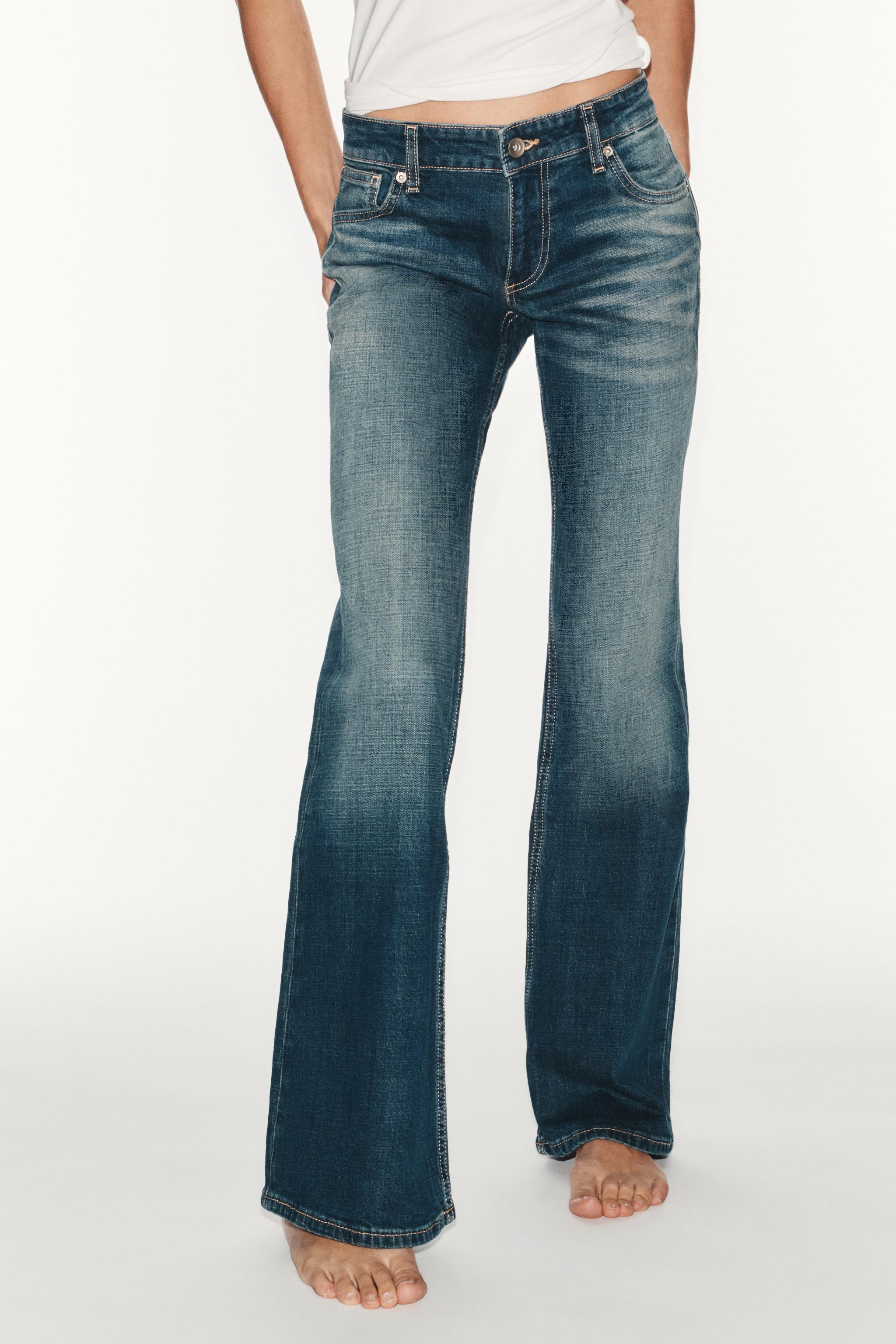 Zara Trf Bootcut Düşük Bel Jean görsel 2