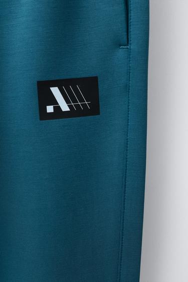 SPORTY LOGO JOGGERS - Bluish by Zara - Image 3