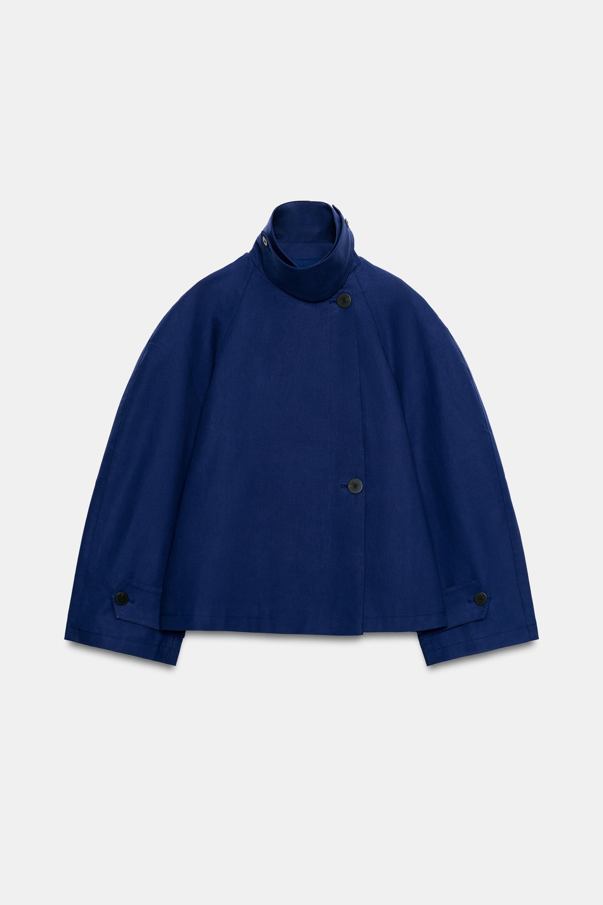 ZW COLLECTION SHORT TRENCH COAT