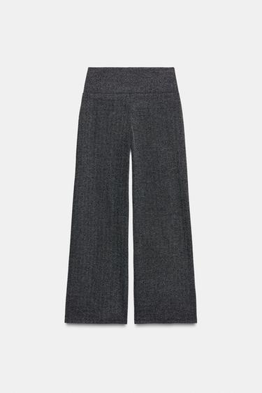 PANTALON DROIT SERGÉ - Gris foncé de Zara - Image 4