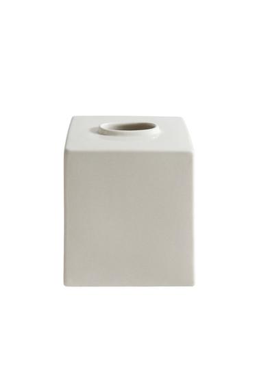 CREAM CERAMIC TISSUE BOX - Cream by Zara