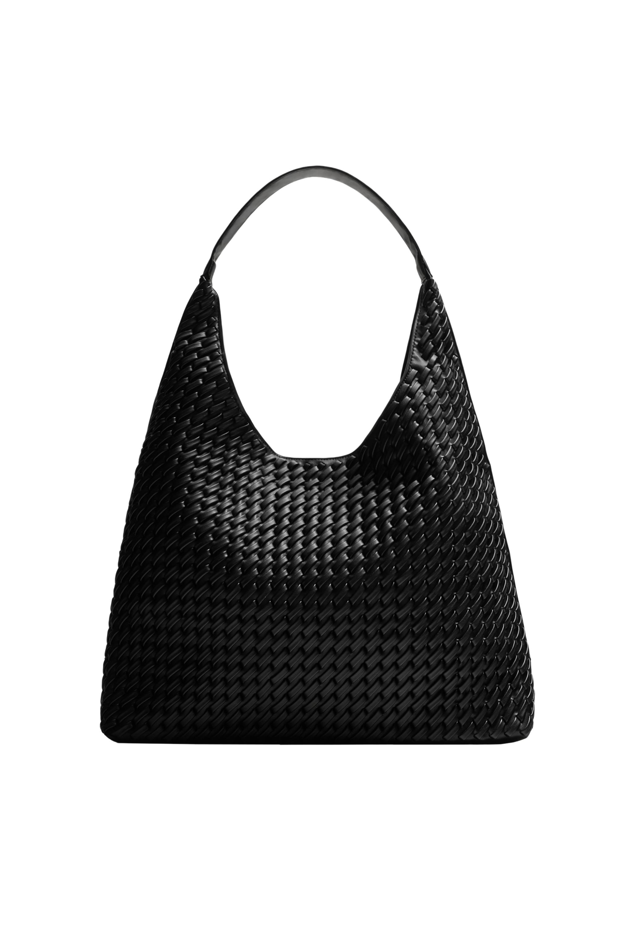 編み込みトートバッグ - ブラック | ZARA Japan / 日本