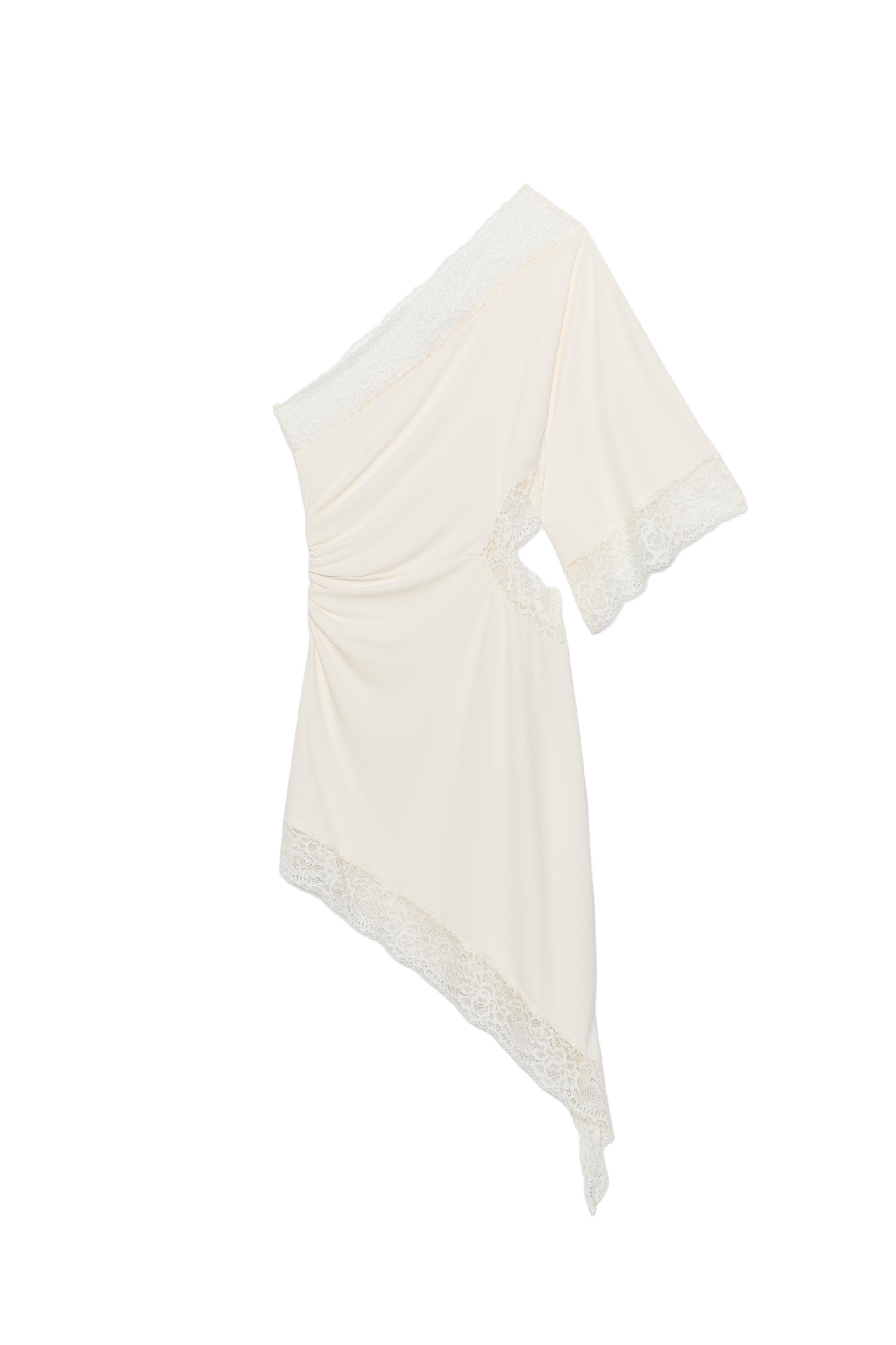 VESTIDO ASIMÉTRICO ENCAJE