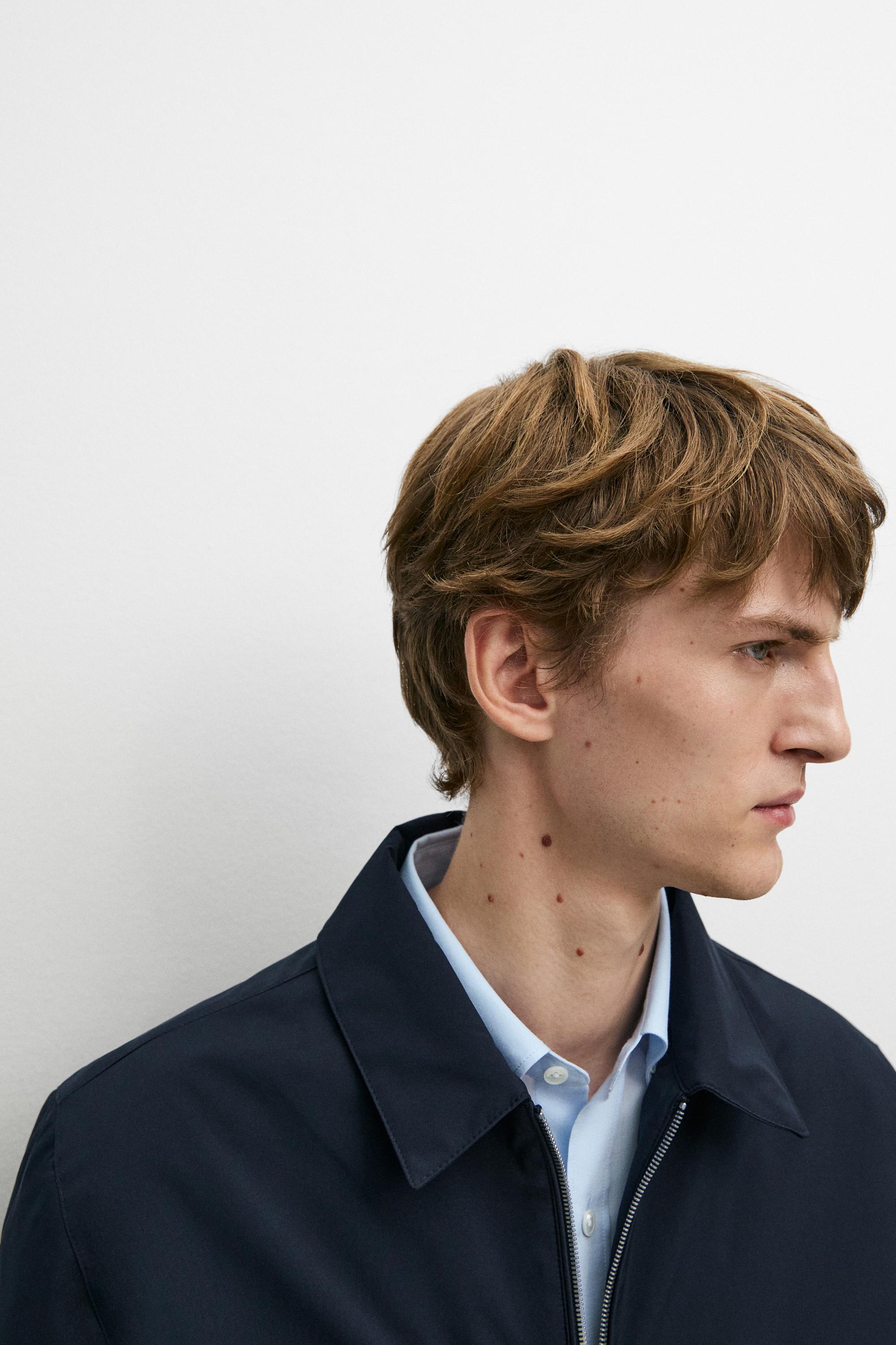 Veste légère à col chemise