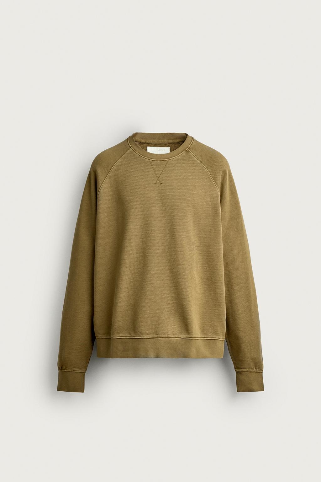 REGULAR FIT CREW NECK SWEATSHIRT