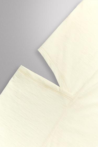 CAGOULE MÉLANGE LAINE - Blanc cassé de Zara - Image 4