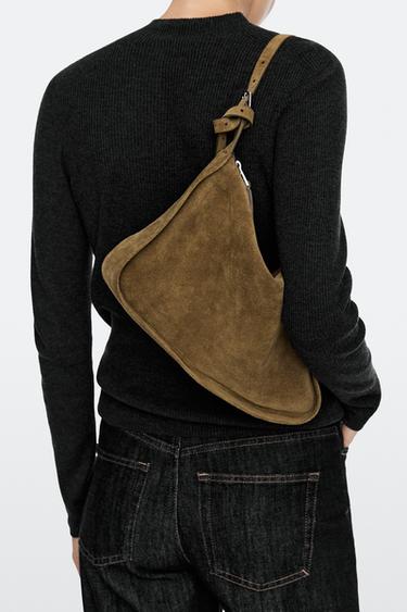 Zara Split suede leather crossbody bag - 566 - Image 0