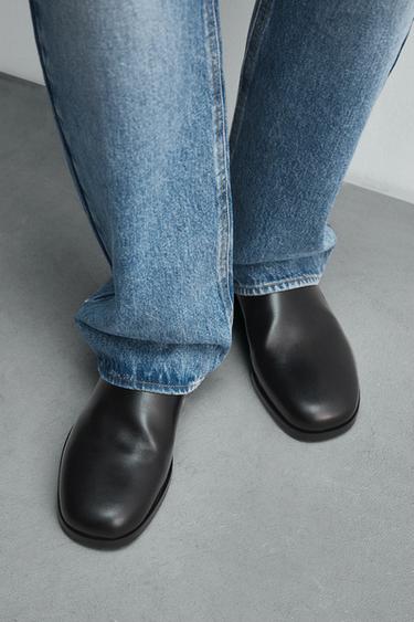SABOTS EN CUIR ÉDITION LIMITÉE - Noir de Zara - Image 1