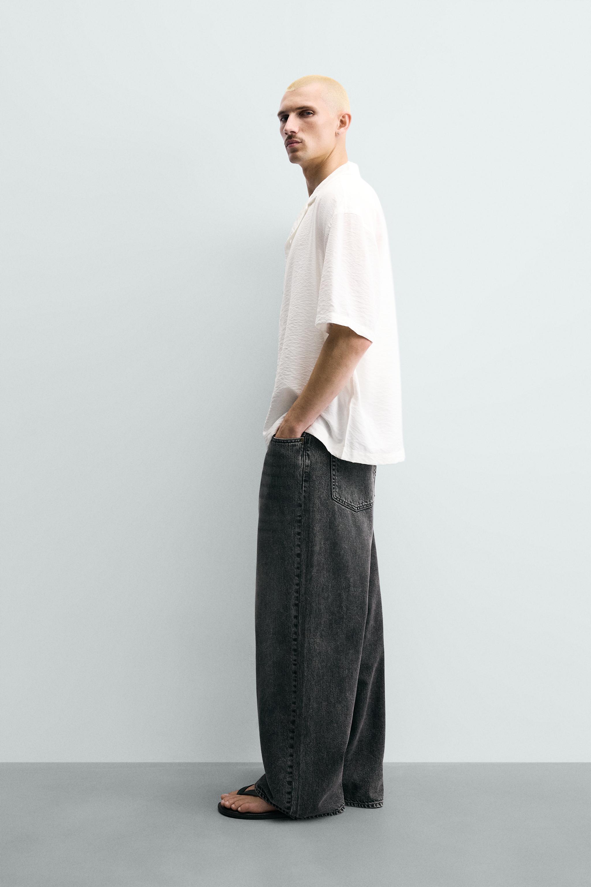 Zara DÖKÜMLÜ REGULAR FIT GÖMLEK görsel 4
