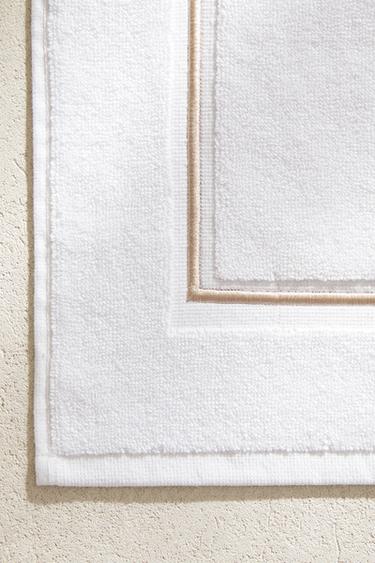 BATH MAT WITH TRIM - Beige by Zara - Image 5