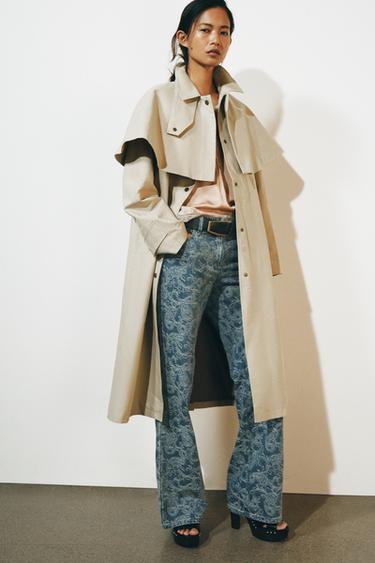 ZW COLLECTION CAPE TRENCH COAT - Beige by Zara - Image 0