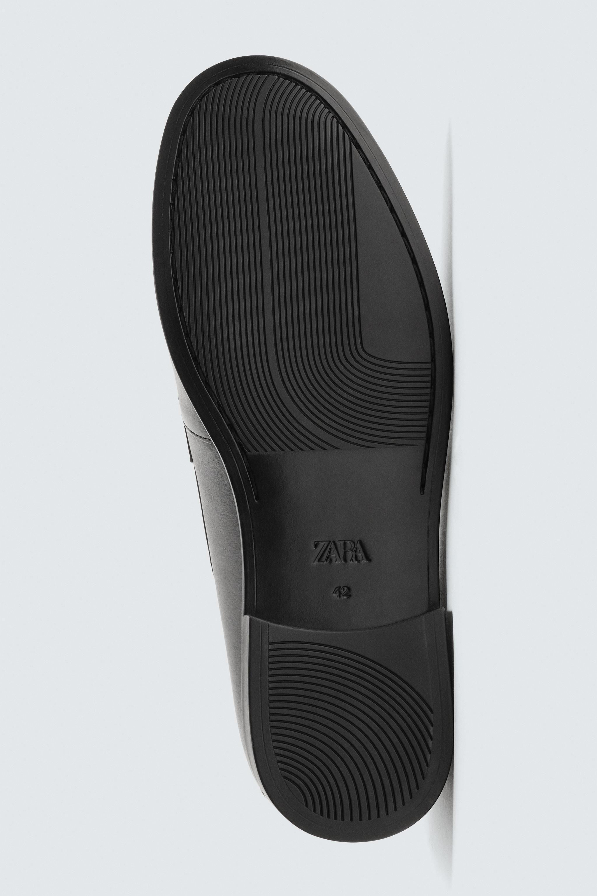 LEATHER PENNY LOAFERS - Black | ZARA United States