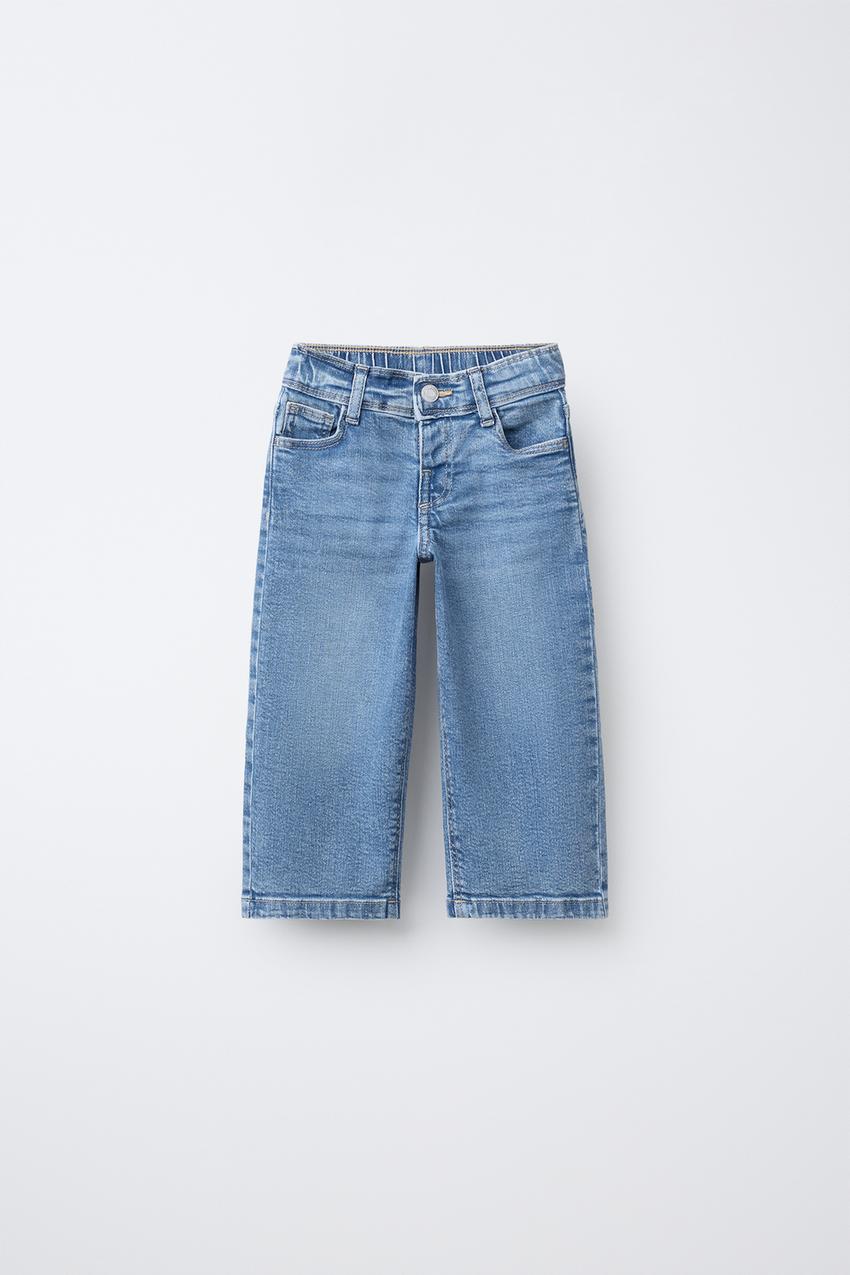 Pantalacourt Jean Zara Taille 36 Bleu Brut - Coupe Skinny, Longueur 48 Cm, Occasion Très Bon état | Jean Femme Décontracté