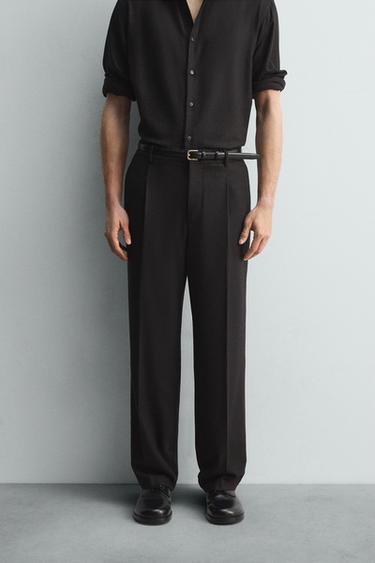 YUNGLI GOFRALI SHIM - LIMITED EDITION - Jigarrang Zara tomonidan