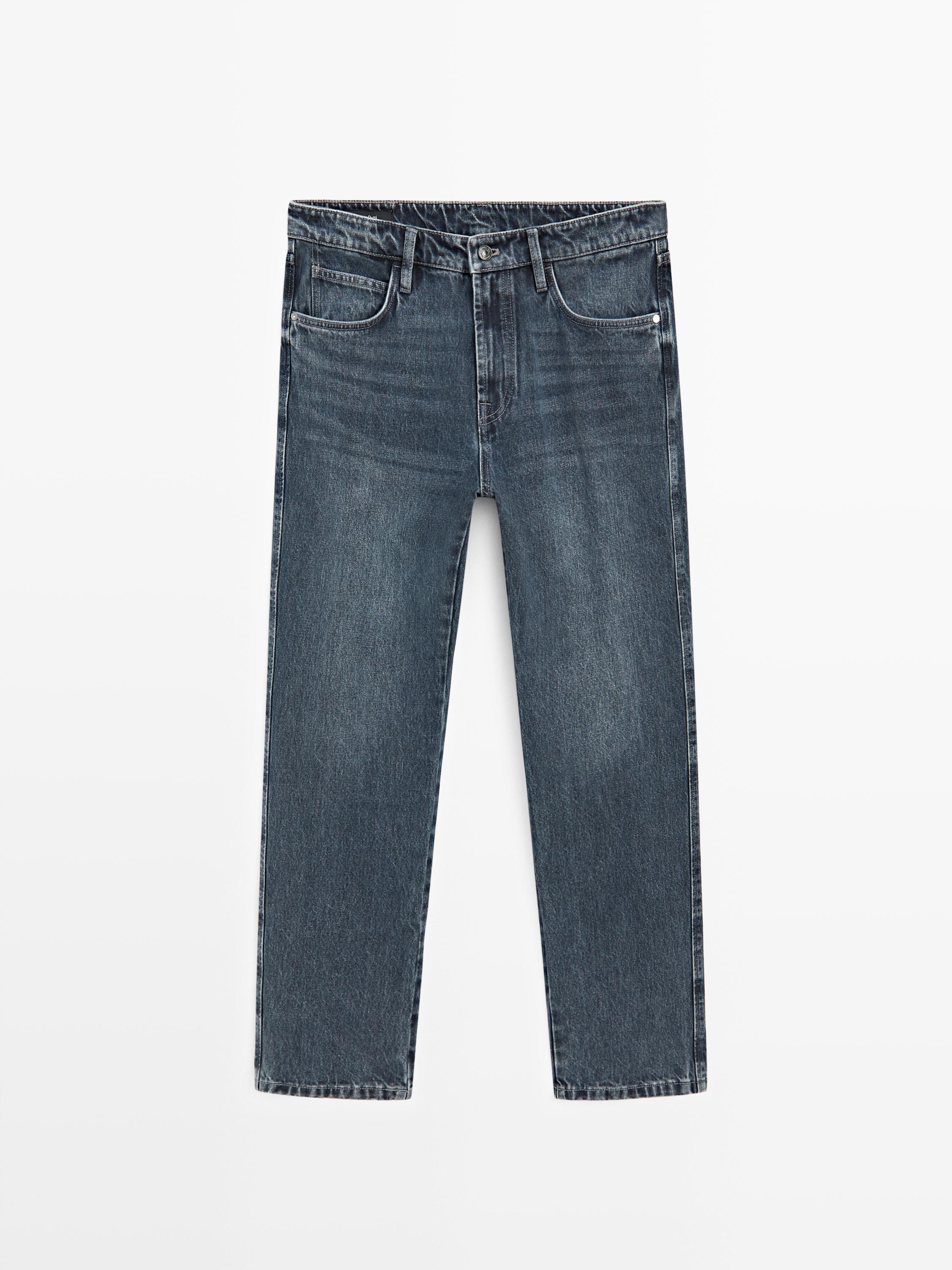 Tapered fit jeans — Blue