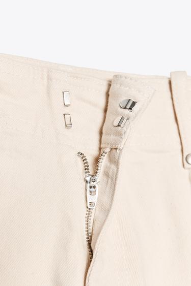 JEAN COUPE LARGE ET TAILLE HAUTE COLLECTION ZW - Écru de Zara - Image 7