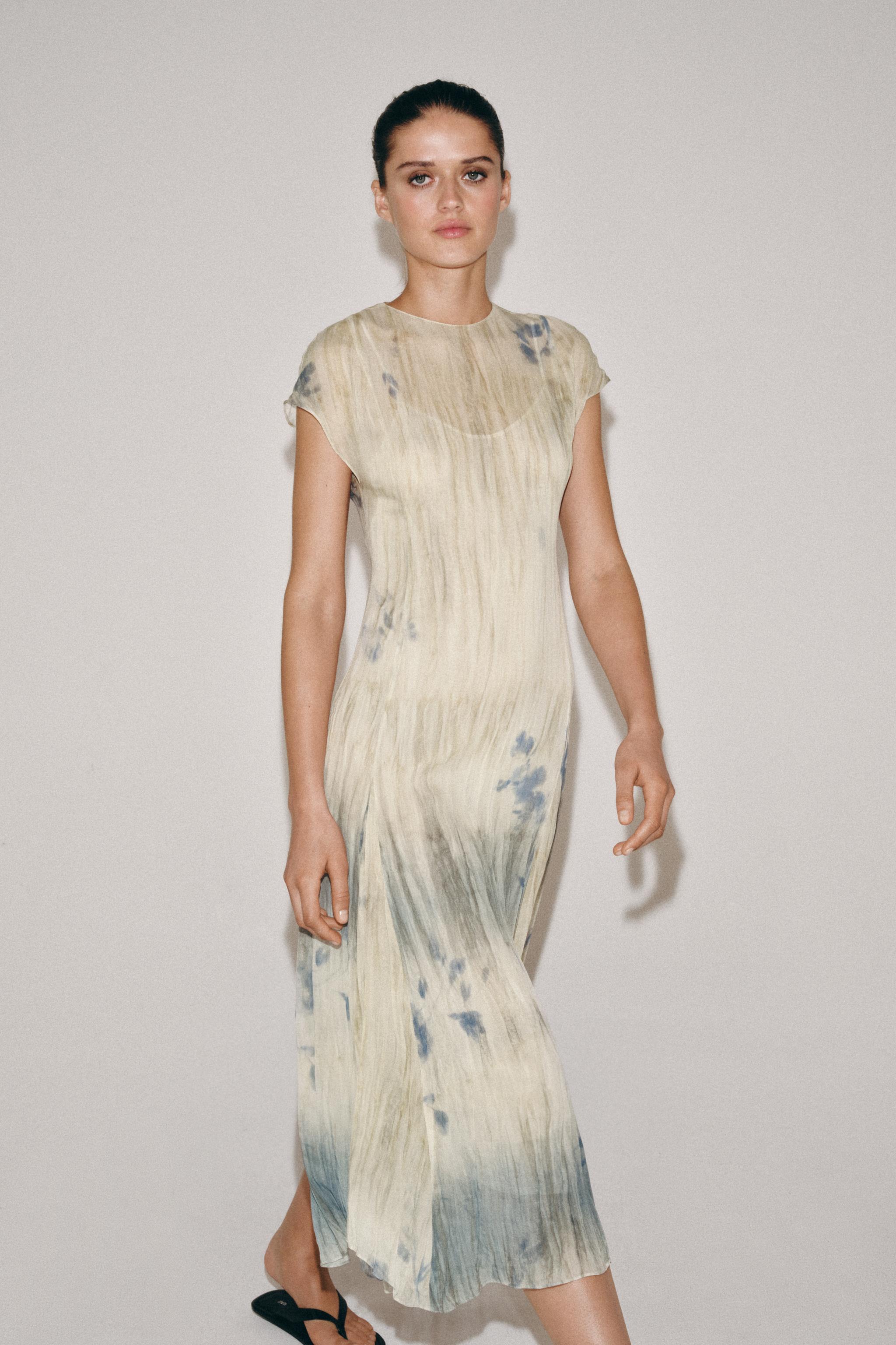 ZW COLLECTION PRINTED MIDI DRESS