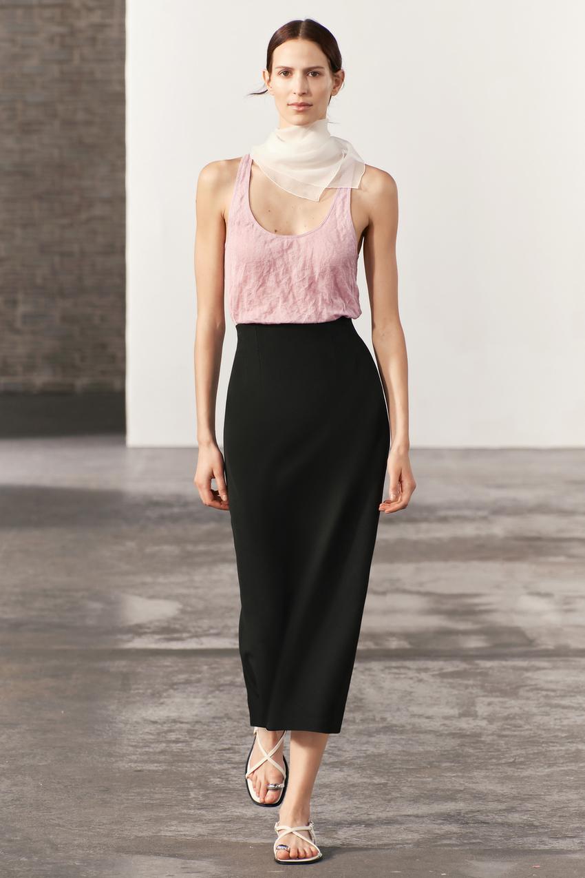 Elegant Midi Pencil Skirt for Special Occasions