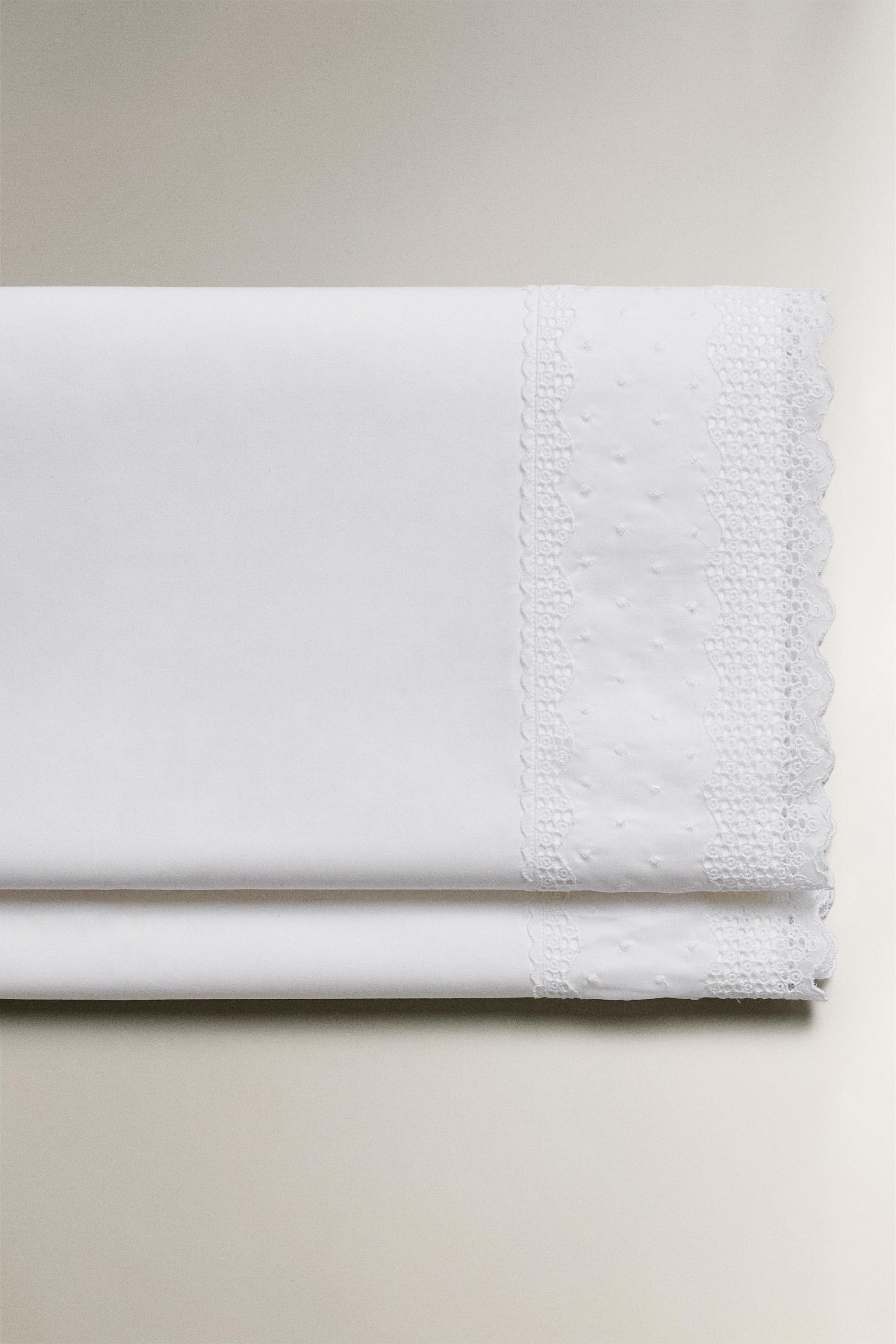 Drap plat coton lavé - SOMEO Bleu marine 180x290 - CELESTE | Leroy Merlin