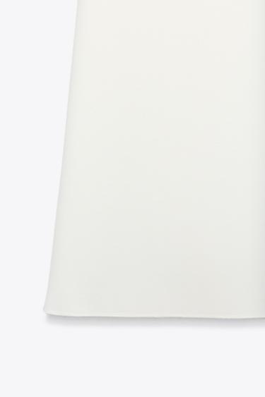 PANTALON FLARE STRETCH - Blanc cassé de Zara - Image 6