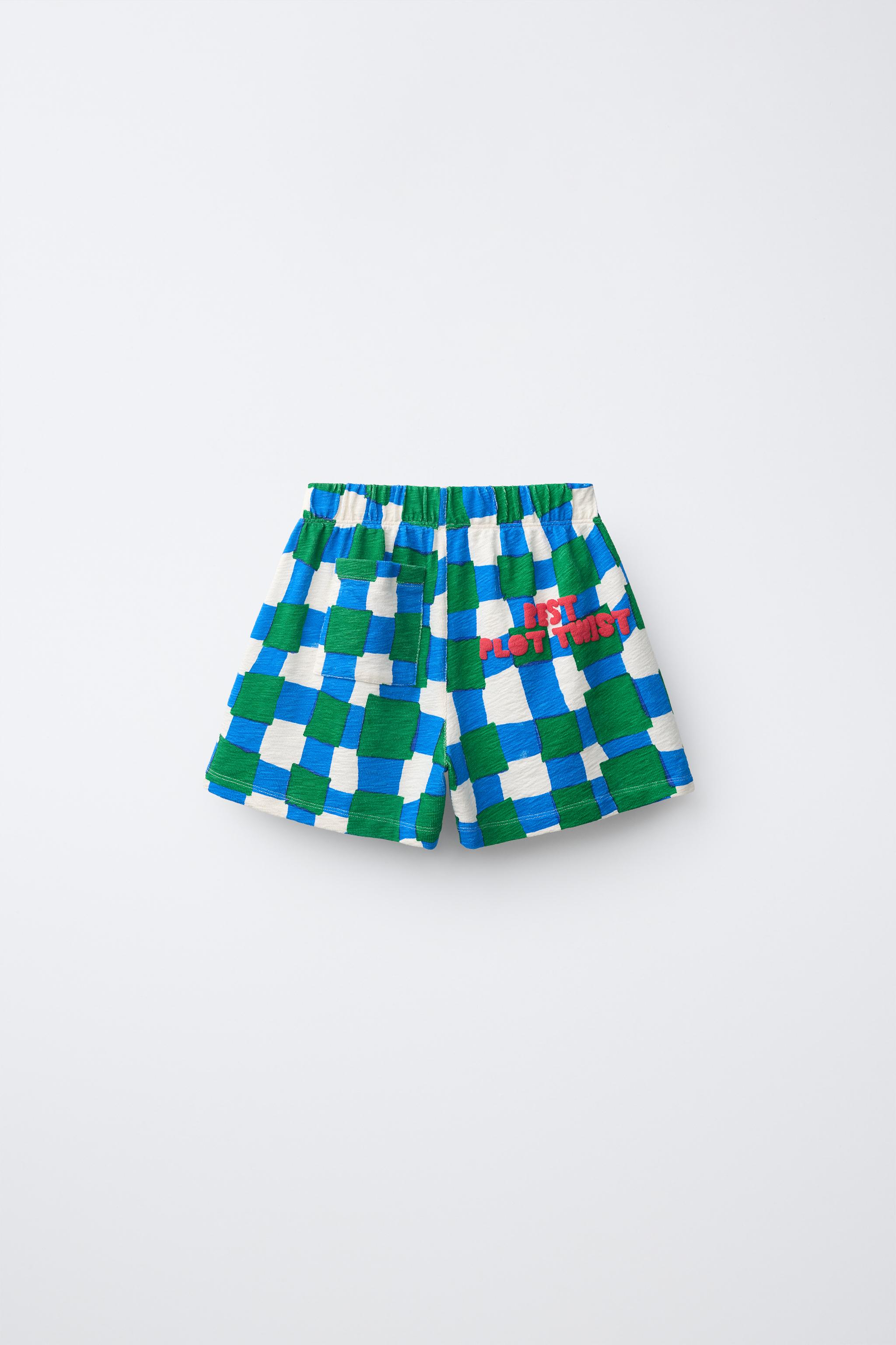 CLARA CEBRIAN © PLAID SHORTS