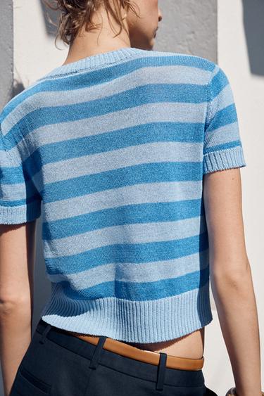 TOP RAYAS PUNTO - Rayas de Zara