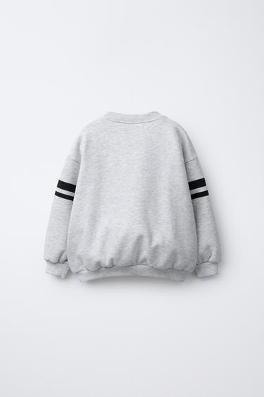 PATCH SWEATSHIRT - Grey marl by Zara - Image 1