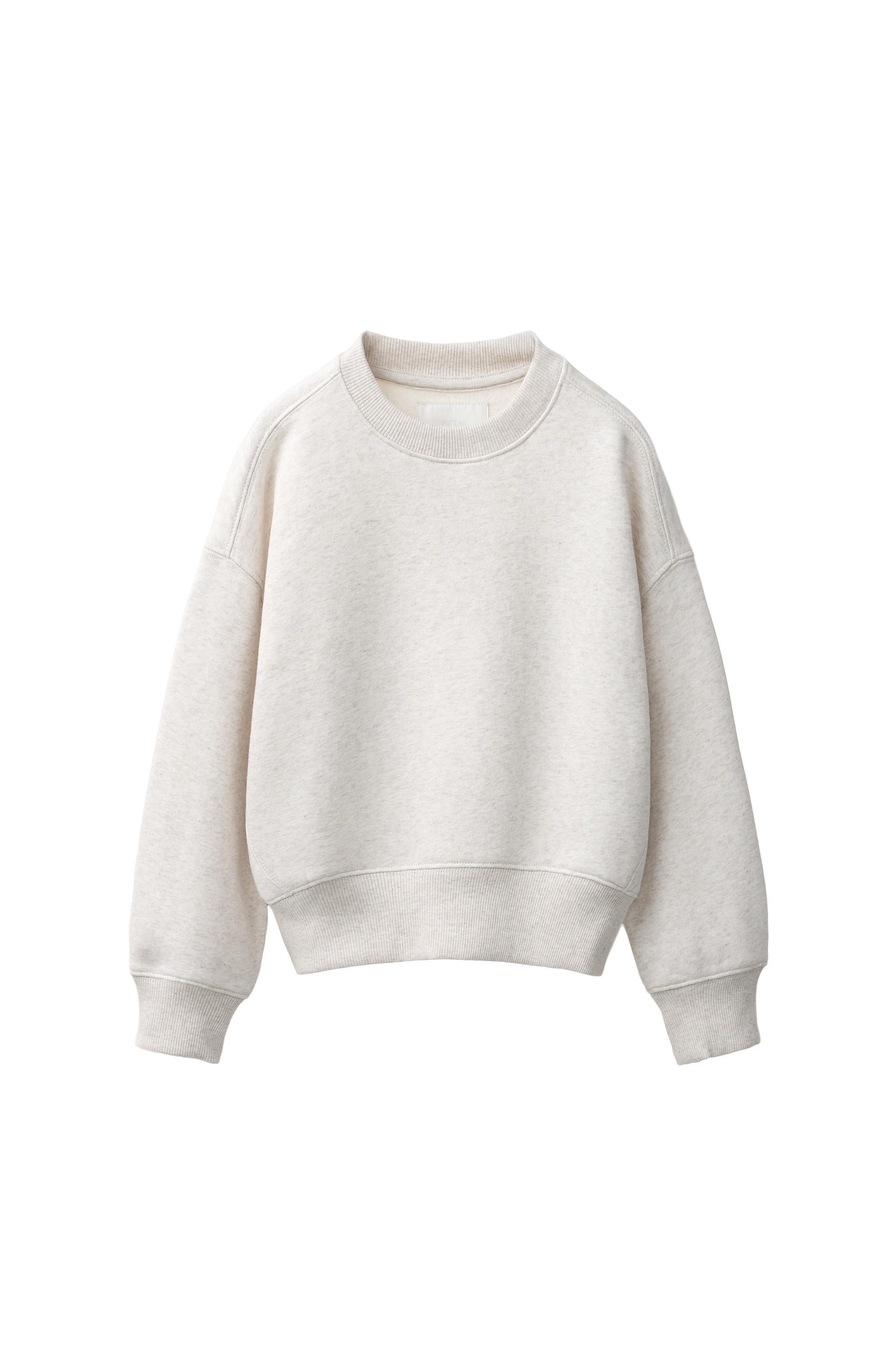 PLAIN JOGGING SWEATSHIRT - Sand / Marl | ZARA Singapore