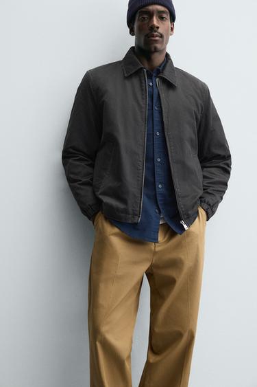 VESTE FINITION CIRÉE - Gris foncé de Zara - Image 4