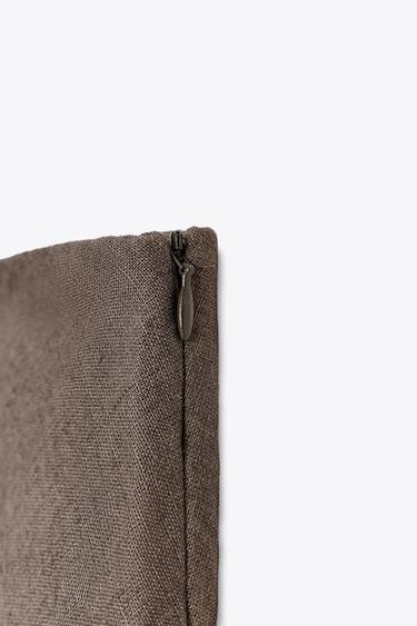 JUPE BRODÉE AVEC LIN ZW COLLECTION - Gris chiné de Zara - Image 6