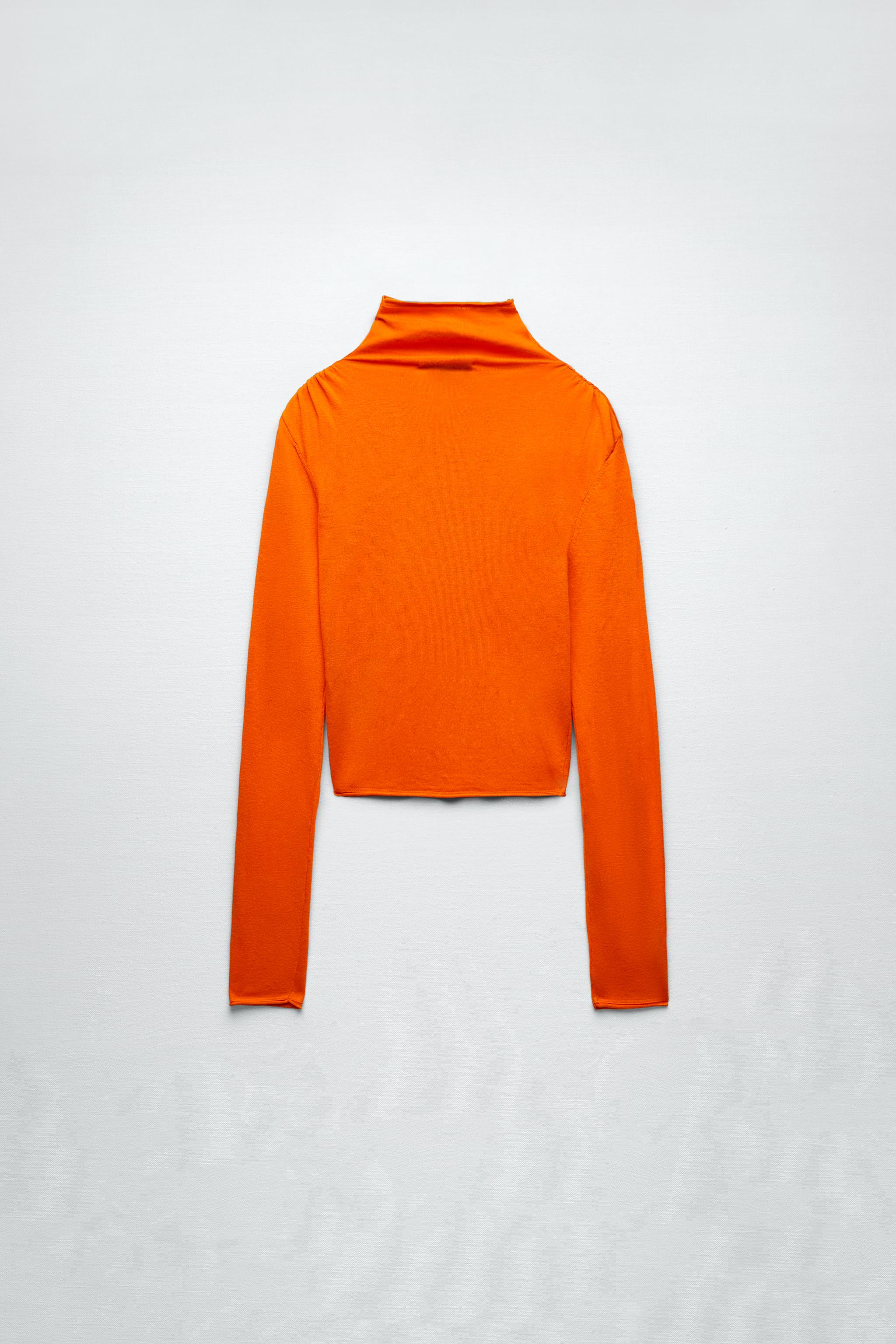 Champion sweater orange zara best sale