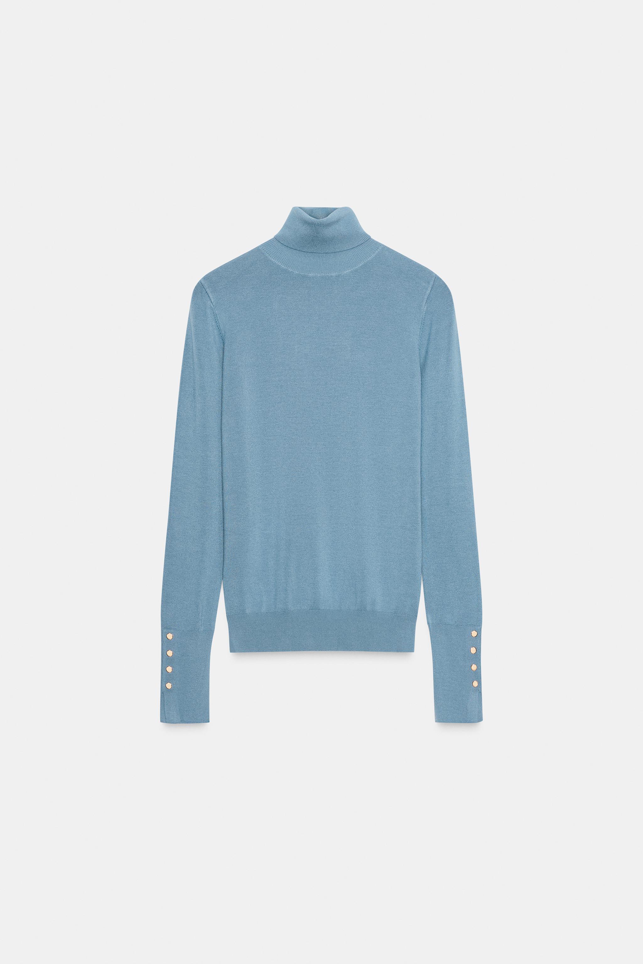 トップス ELECTRIC LOGO TURTLENECK SWEAT SET UP EXCHIC Women's Turtleneck Sweater Cable Knitted Solid