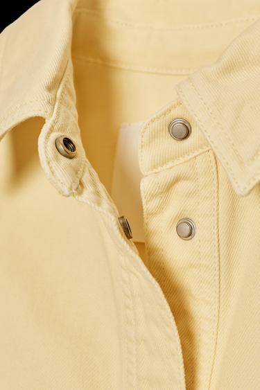 SOBRECAMISA BOLSILLOS ZW COLLECTION - Amarillo claro de Zara