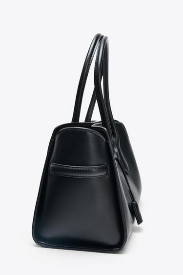 ELONGATED TOTE BAG - Black by Zara - Image 2