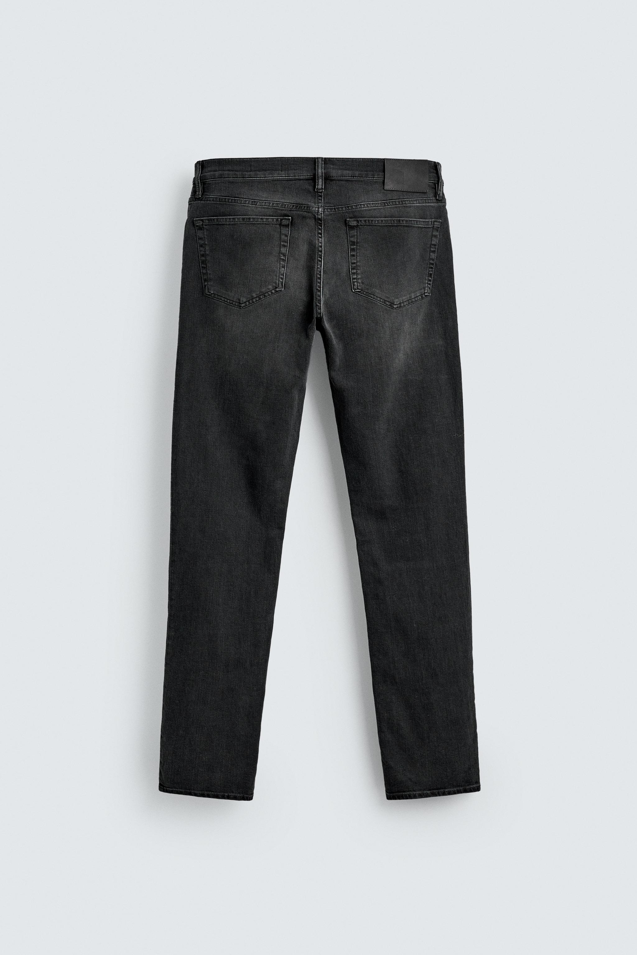 スキニーフィットデニムパンツ - ブラック | ZARA Japan / 日本