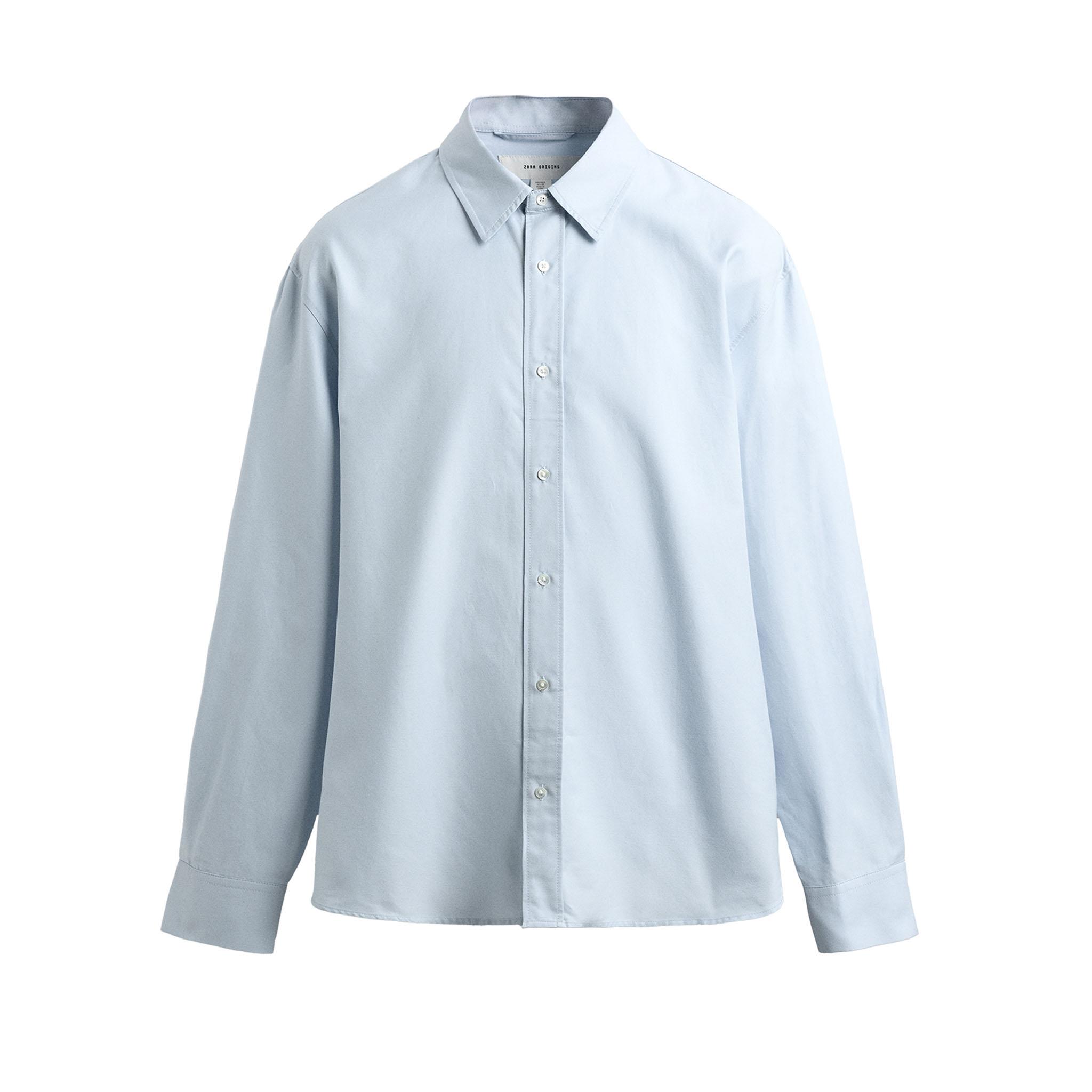 新品未使用　ZARA origins ウールシャツジャケット　カーボングレー　L ウール100%スーツ ORIGINS | ZARA Japan / 日本