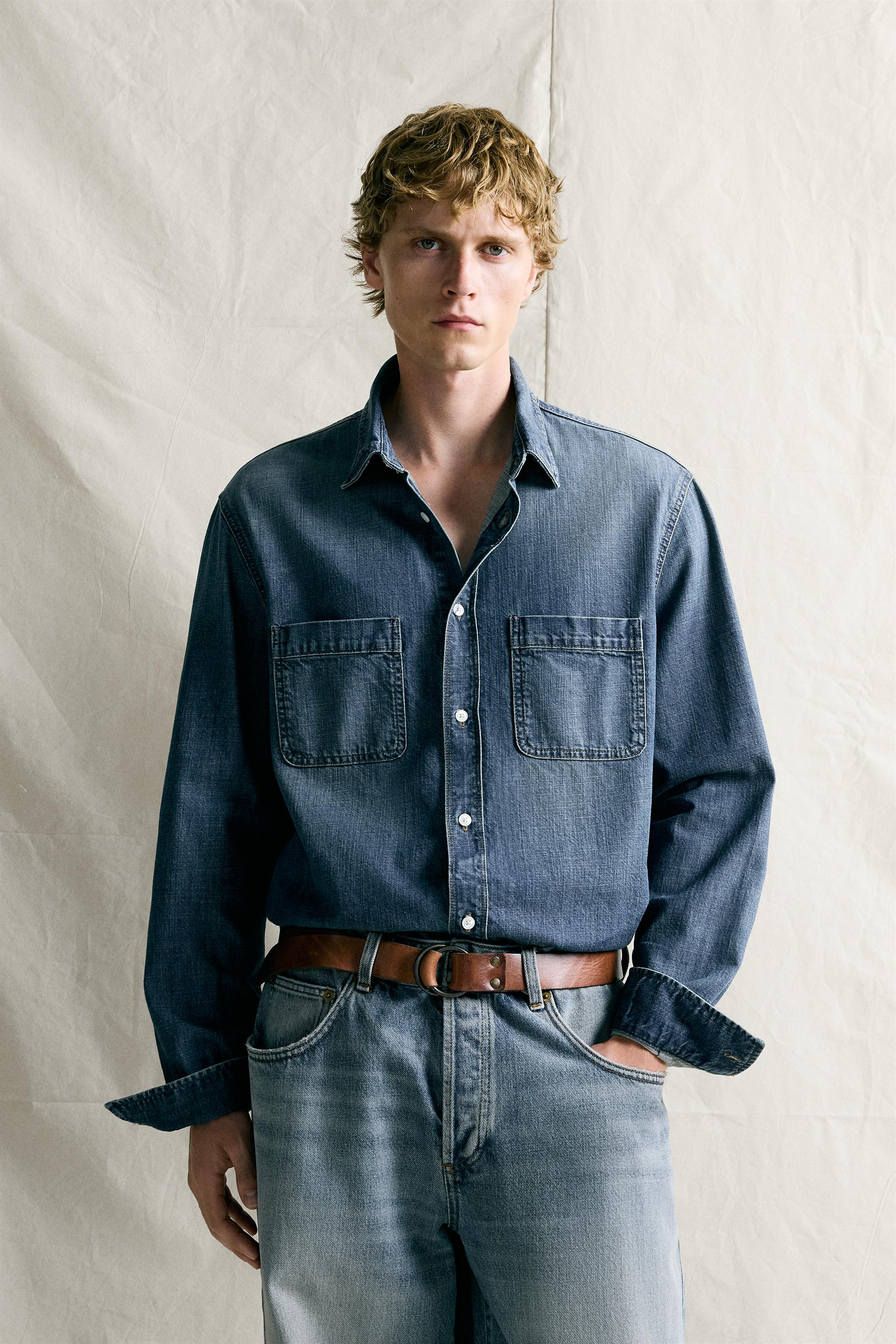 REGULAR FIT DENIM SHIRT